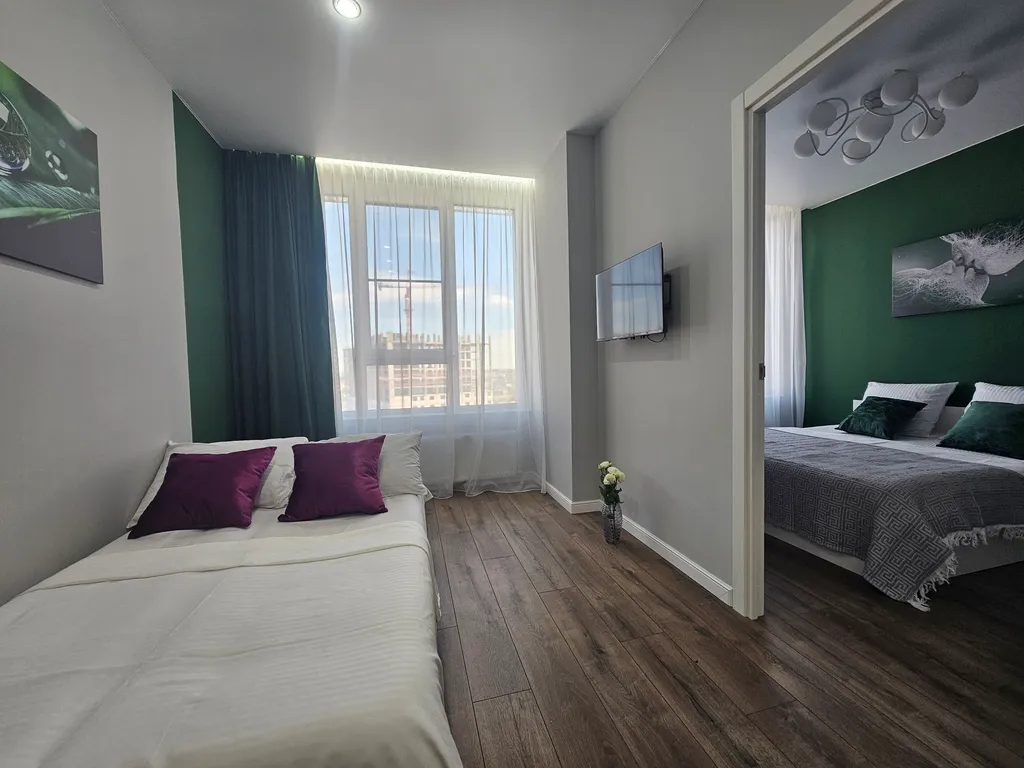 1-к для 4 гостей на берегу Волги