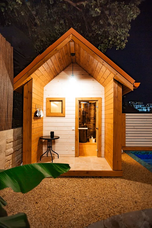 Домик с баней