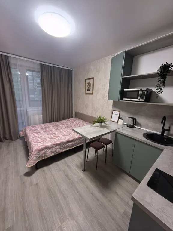 Уютная квартира-студия — аренда посуточно в Мурино