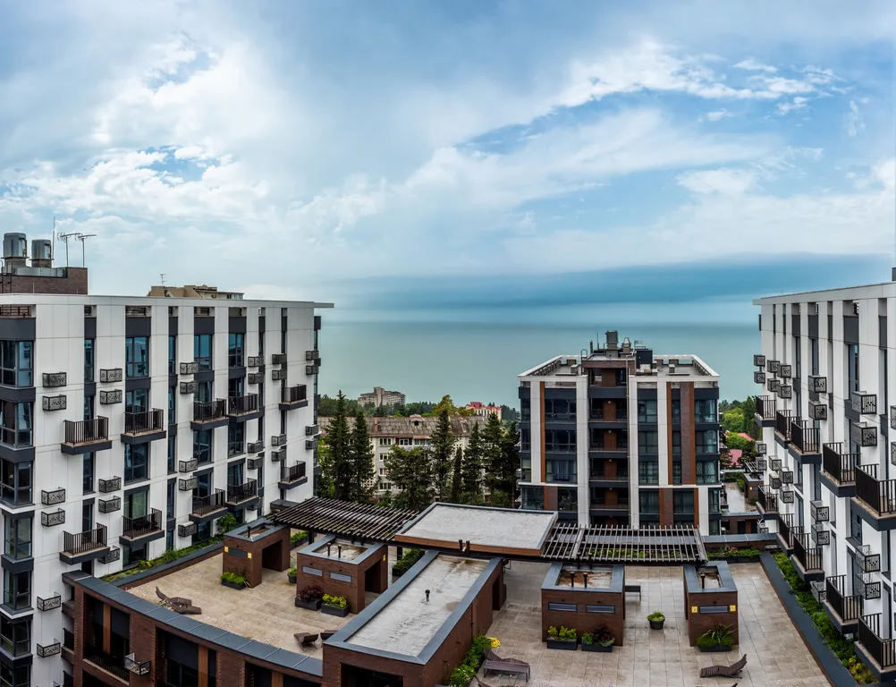 Большая романтическая студия с джакузи и видом на море в ЖК Моравия