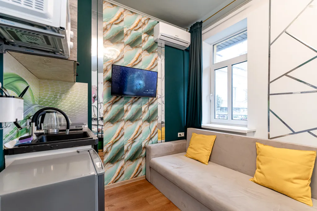 Квартира Уютная квартира-студия на Жуковского — Москва