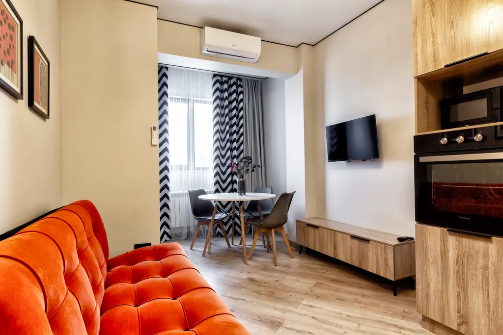 Квартира Современный апартамент в самом центре рядом с метро и Арбатом — Алматы