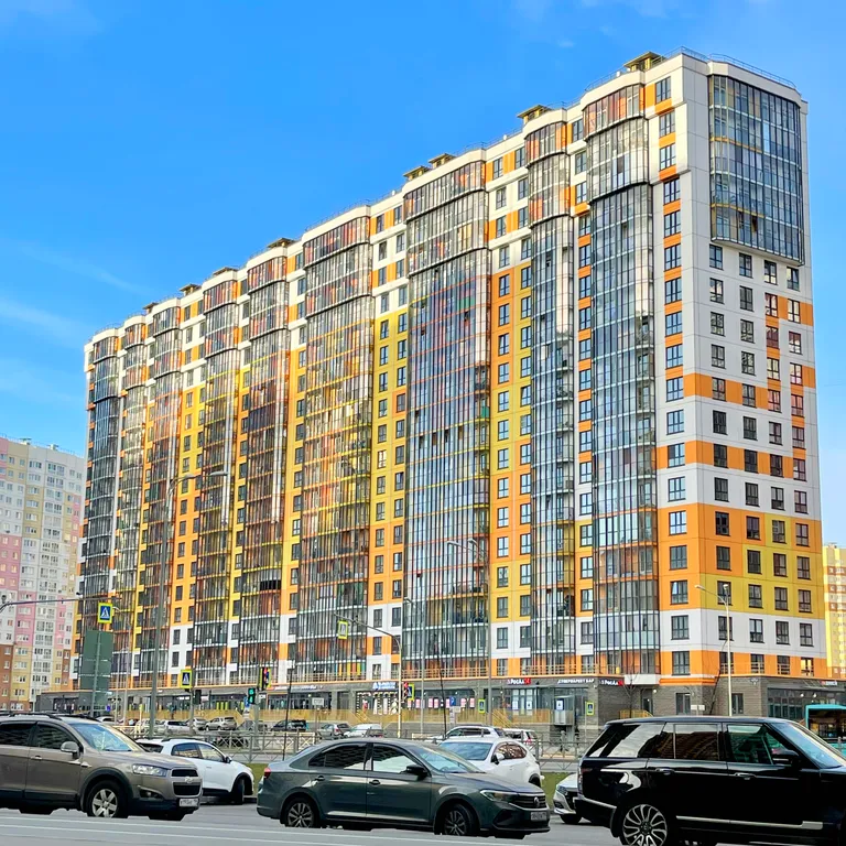 Квартира Лимон с балконом, умным освещением и кофемашиной