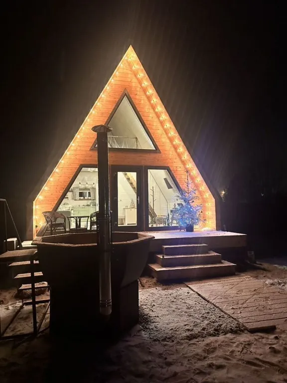 Коттедж А-фрейм Уютныe вeчeрa — аренда посуточно в Ступино