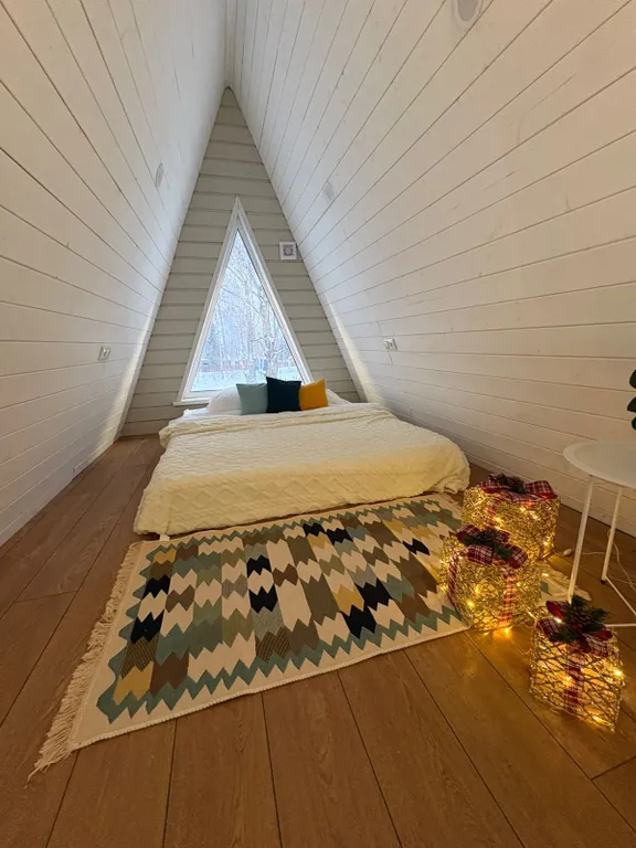 Коттедж Дом в стиле А-фрейм — Рождествено