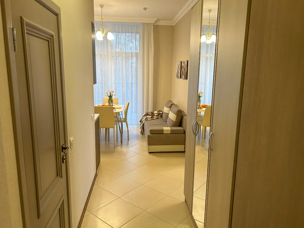 Квартира Квартира Сан Сити 26 с одной спальней с видом на море, на 4 этаже — Светлогорск