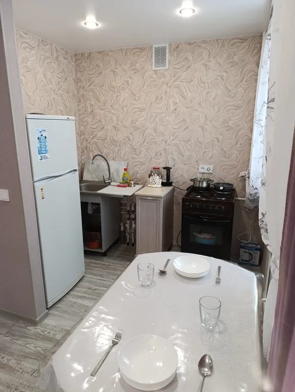 Уютная студия после ремонта в аэропорту