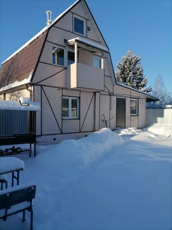 Дом с зоной отдыха на зимние каникулы на природе