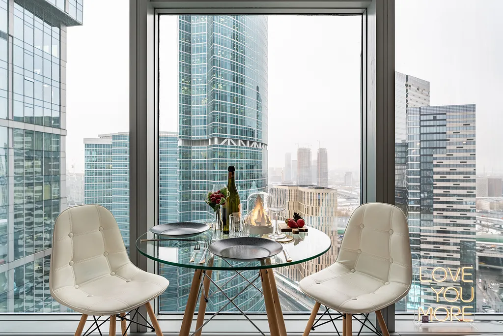 Квартира Квартира Апартамент с прекрасным видом на Москва-Сити — Москва