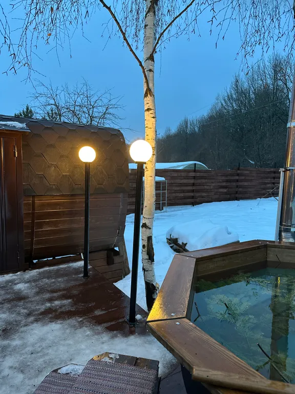 Уютный домик с баней и сибирским чаном