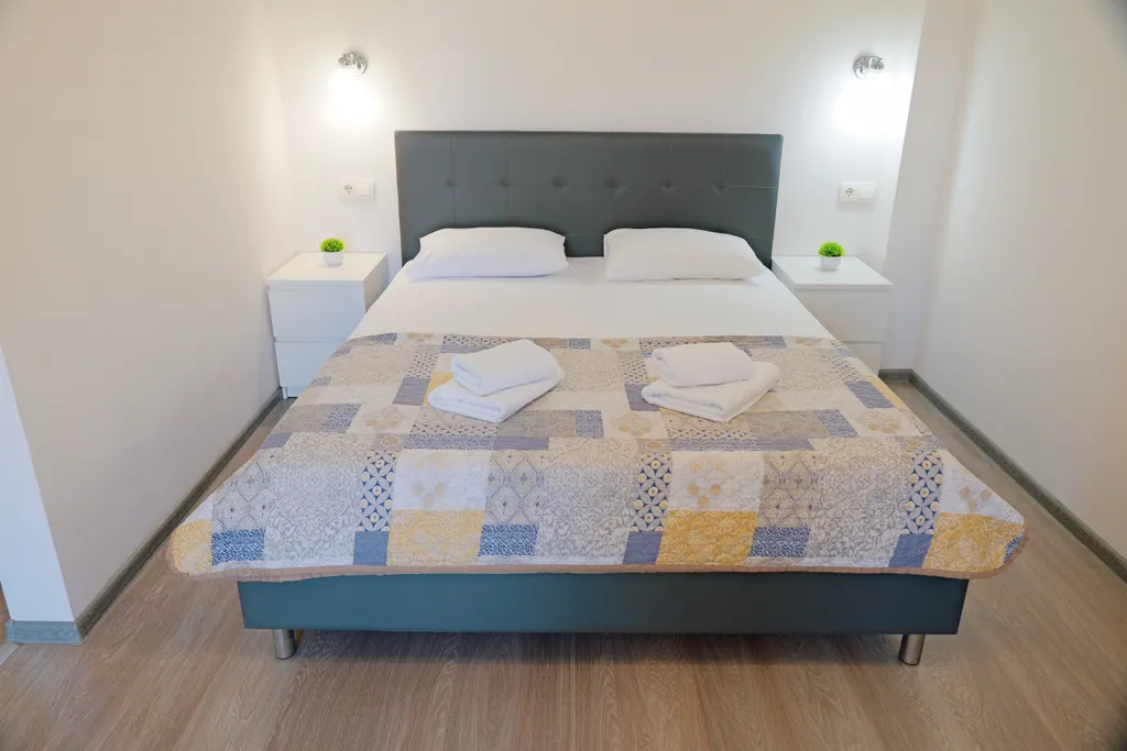 Лаконичная квартира, до моря 3 минуты пешком