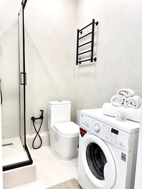 Квартира Уютная и стильная квартира с видом на город в ЖК Комфорт Сити — Алматы