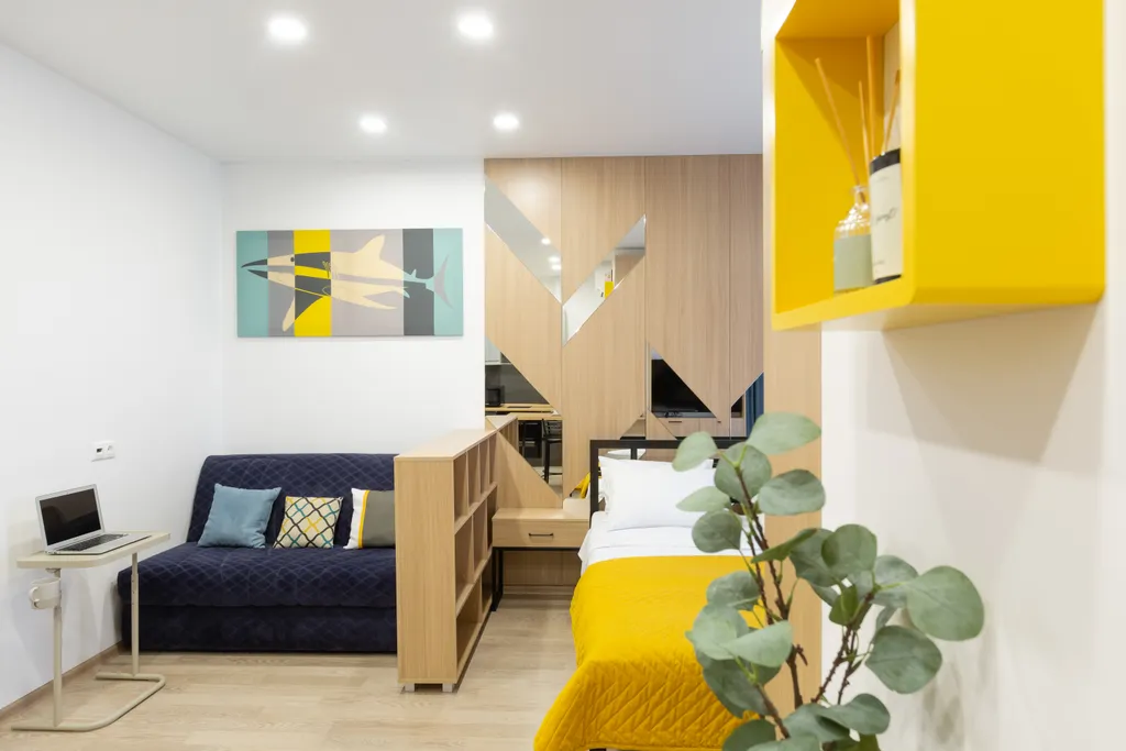 Квартира 4 Угла: студия в  ЖК бизнес-класса Ocean City, Пушкинская, 265 — аренда посуточно в Ижевск