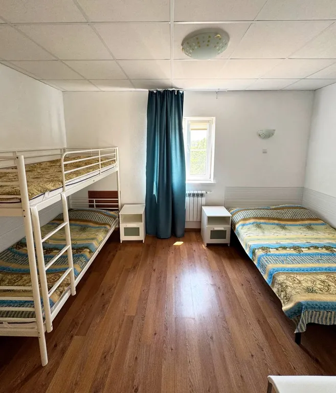 Спальня, кухня с диваном, балкон