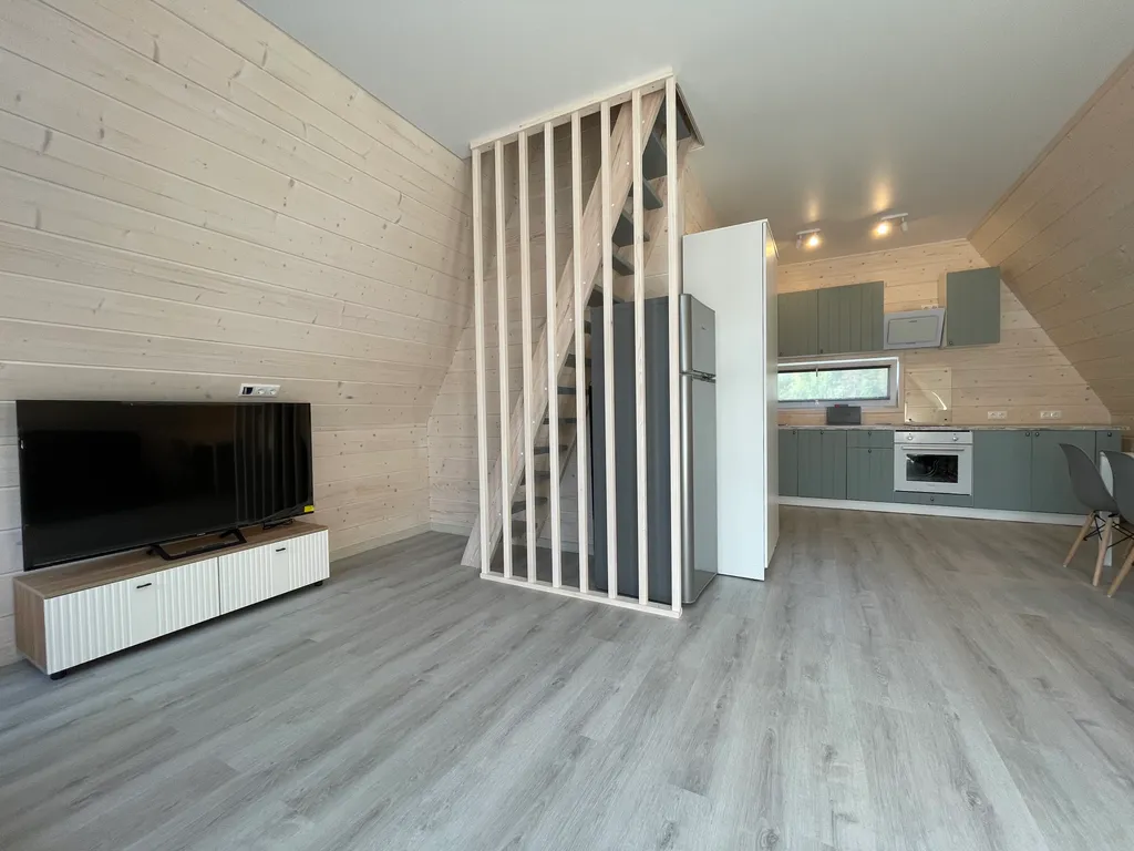 Коттедж Уютный дом аттик А-фрейм у Снетковского озера — Ларионово