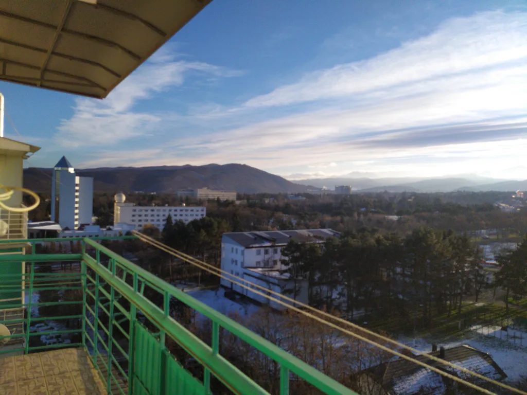 Красивый вид на горы