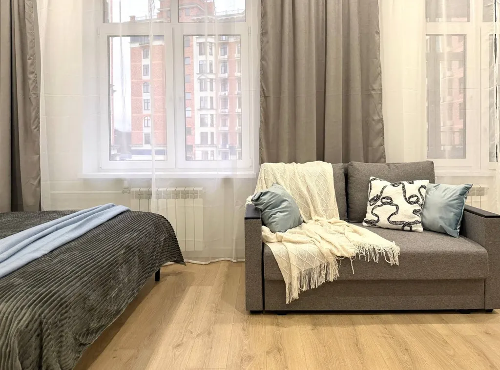 Светлая студия в ЖК Видный город