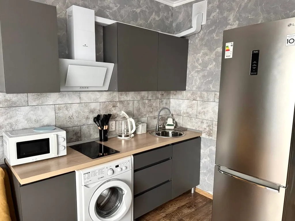 Комфортабельная семейная евродвушка в центре до 6 гостей