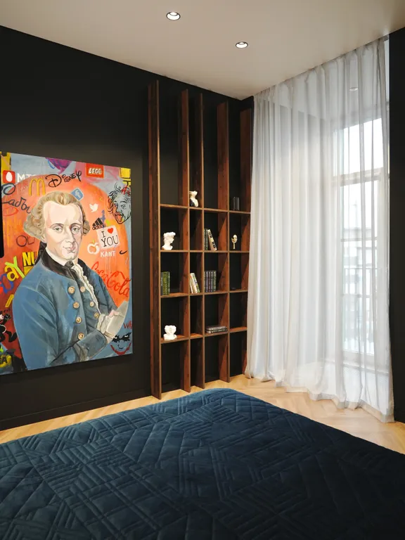 Дизайнерская евродвушка у канта на набережной