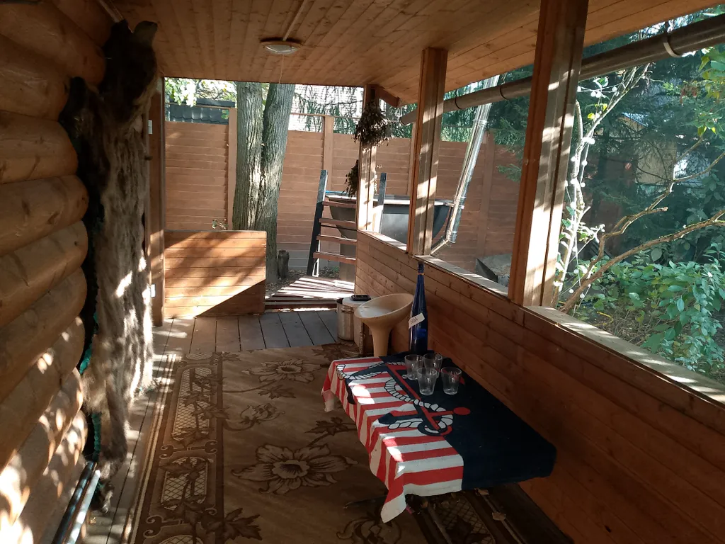 Двухэтажный Дом в Саду, баня и чан на дровах за доп.плату.