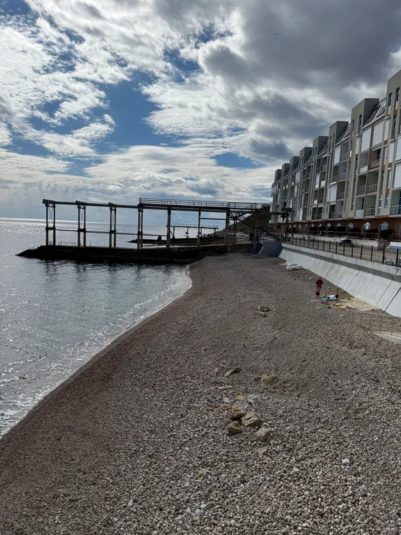 Апартамент с видом на море на первой линии