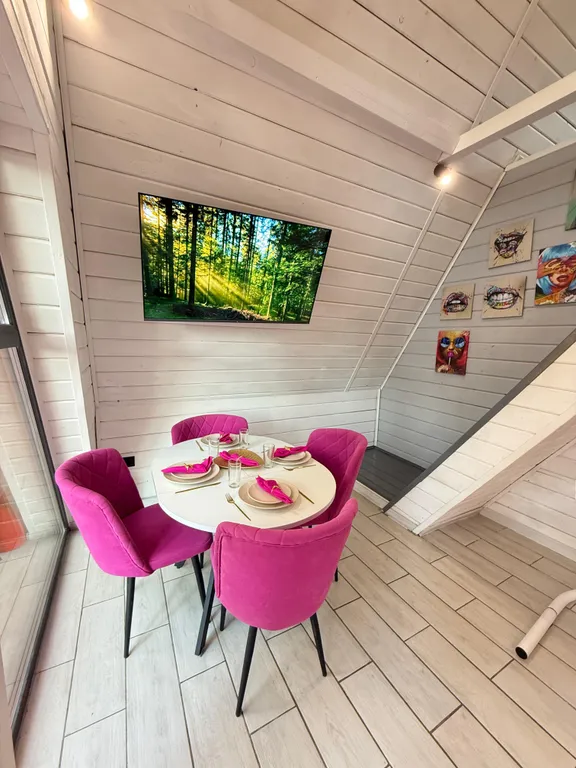 Домик в лесу с банным чаном