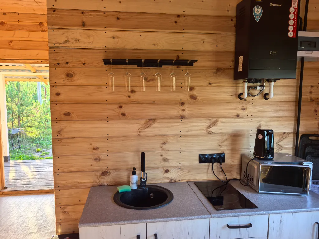 Большой дом с баней и чаном