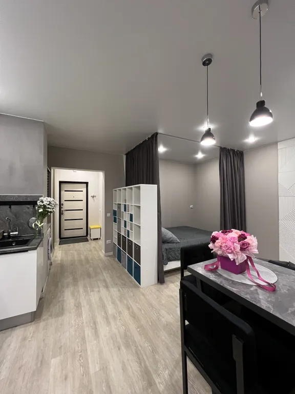 Новая квартира-студия с шикарным видом на Ангару и плотину ГЭС