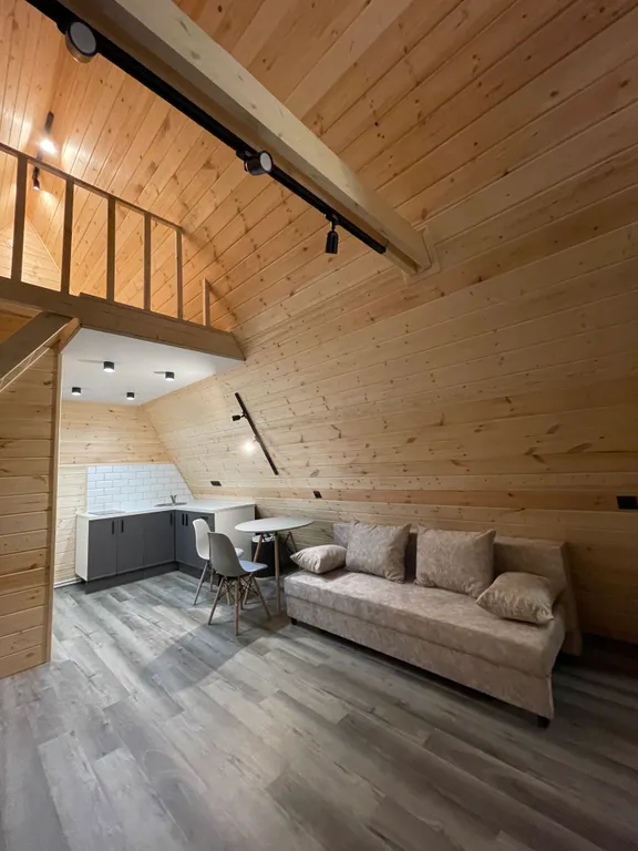 Глэмпинг в сосновом лесу