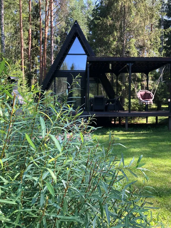 Уютный дoм a-frame