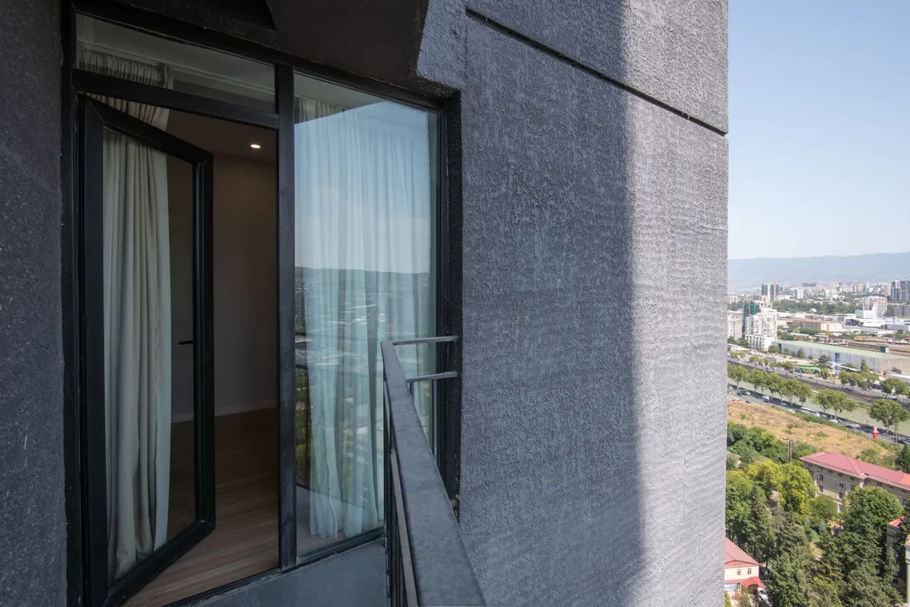 Новые 2BR апартаменты с панорамным видом на город, Реку Кура и горы