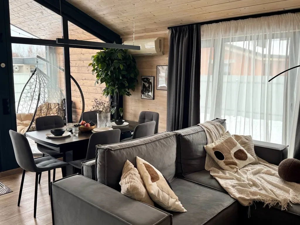Дом 80m2 — сибирский чан, кухня, Wi-Fi