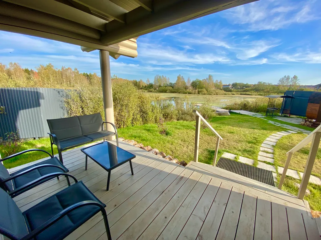 Коттедж Дом на берегу залива с баней — Духанино