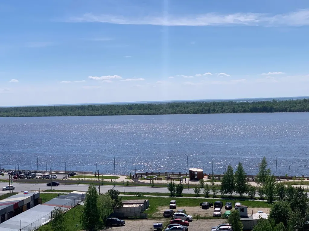 Апартаменты на 12 этаже с потрясающим видом на реку Обь