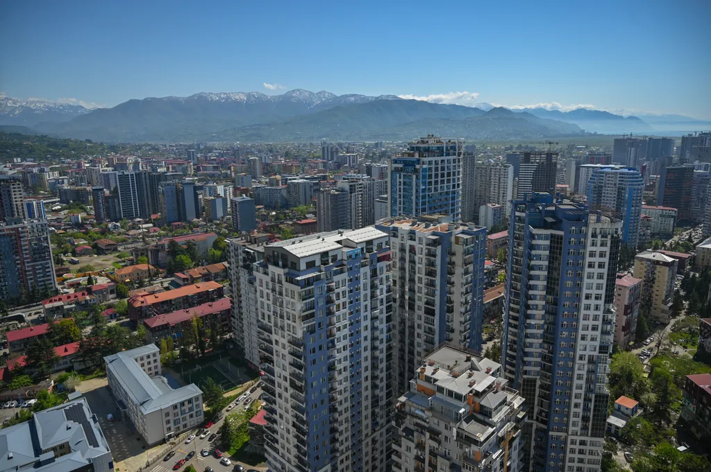 Квартира Квартира Студия на 40 этаже с панорамным видом на море и горы — Батуми