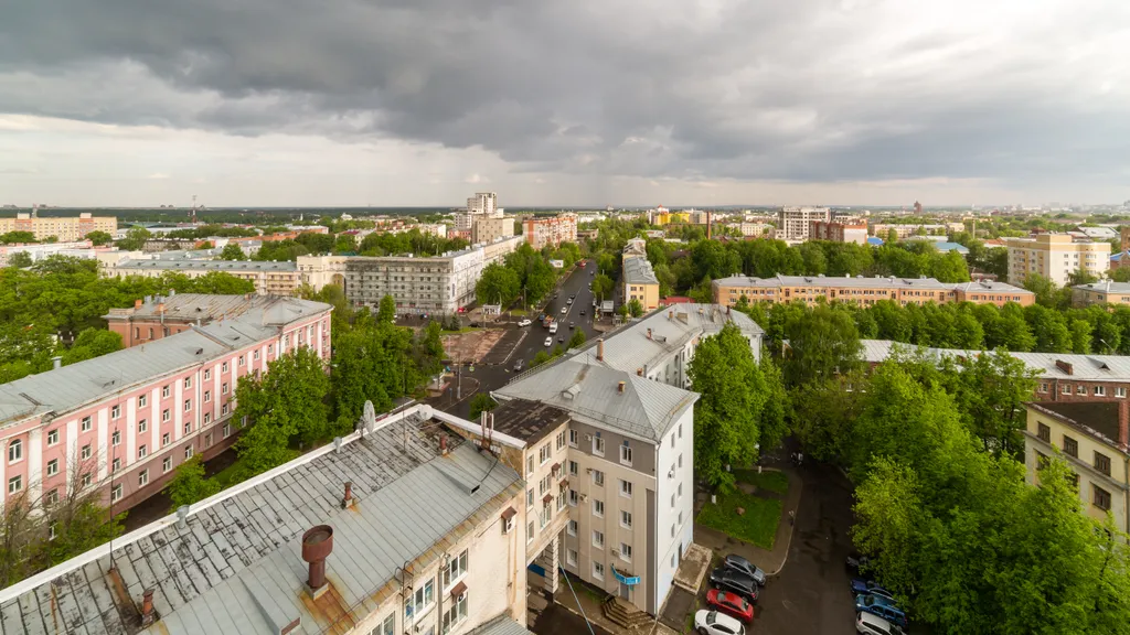 Квартира Квартира Апартамент Апарт-Комфорт в центре с панорамным видом на город — Ярославль