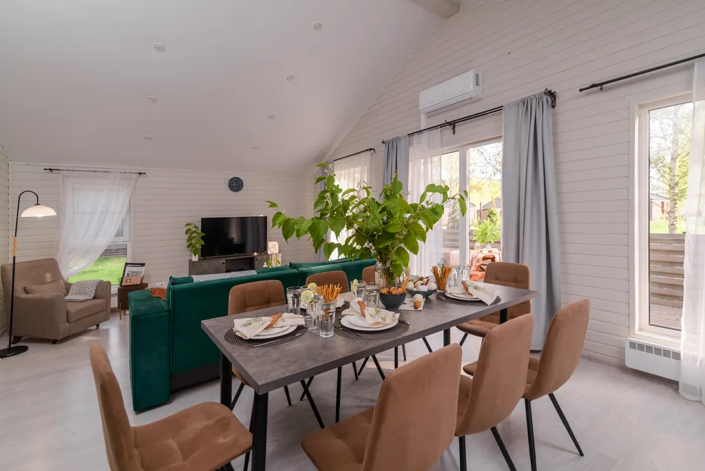 Уютный дом с 3 спальнями и кухней-гостиной