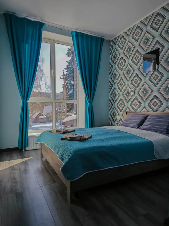 Двухместный номер с двуспальной кроватью на первом этаже