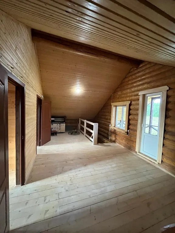 Зимний дом из бревна