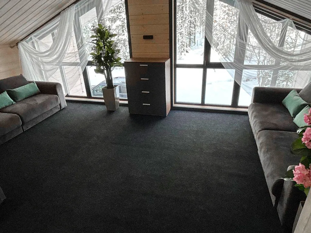 Барн хаус с прекрасным видом на лес