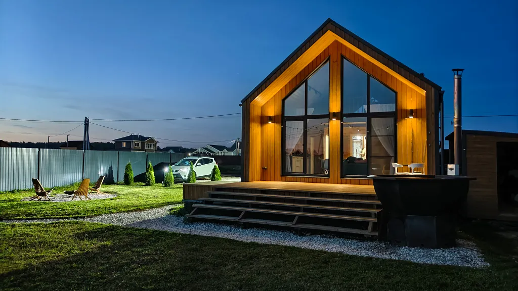 Гостевой дом с чаном и сауной