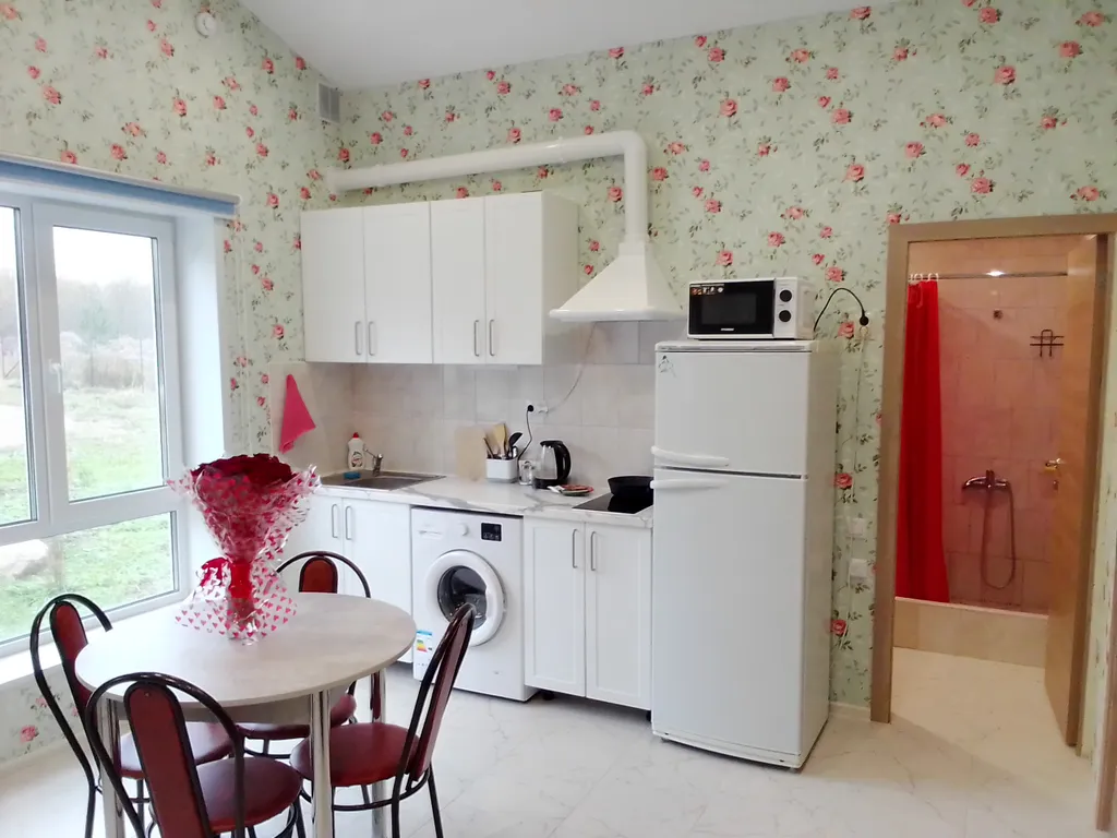 Новый дом с сауной возле леса