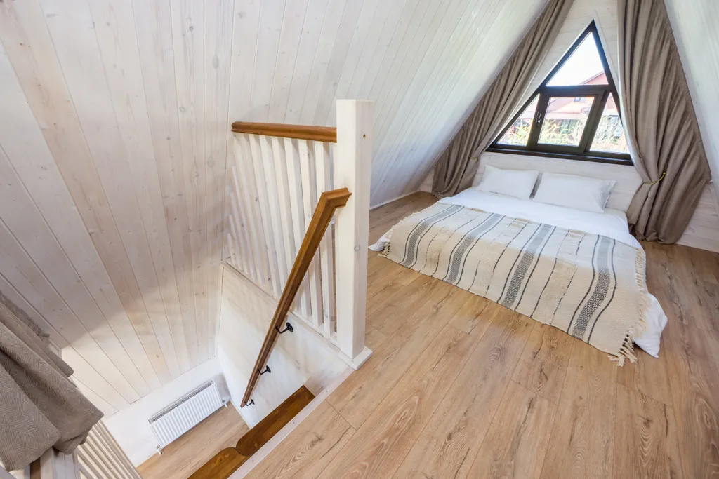 Aframe_kmv дом с джакузи желаемой температуры