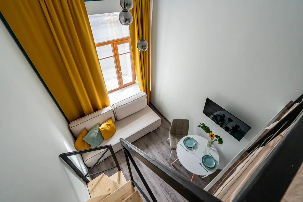 Квартира Квартира Бирюзовый лофт/Cтудия в центре — Санкт-Петербург