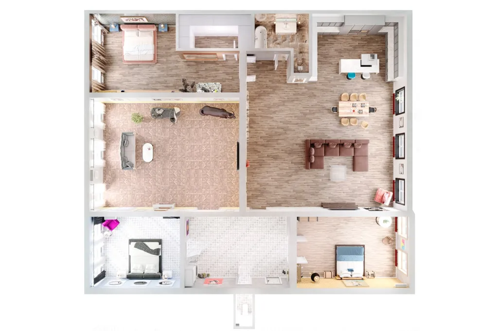 Эксклюзивныe апартамeнты в стилe поп-apт на Невском проспекте