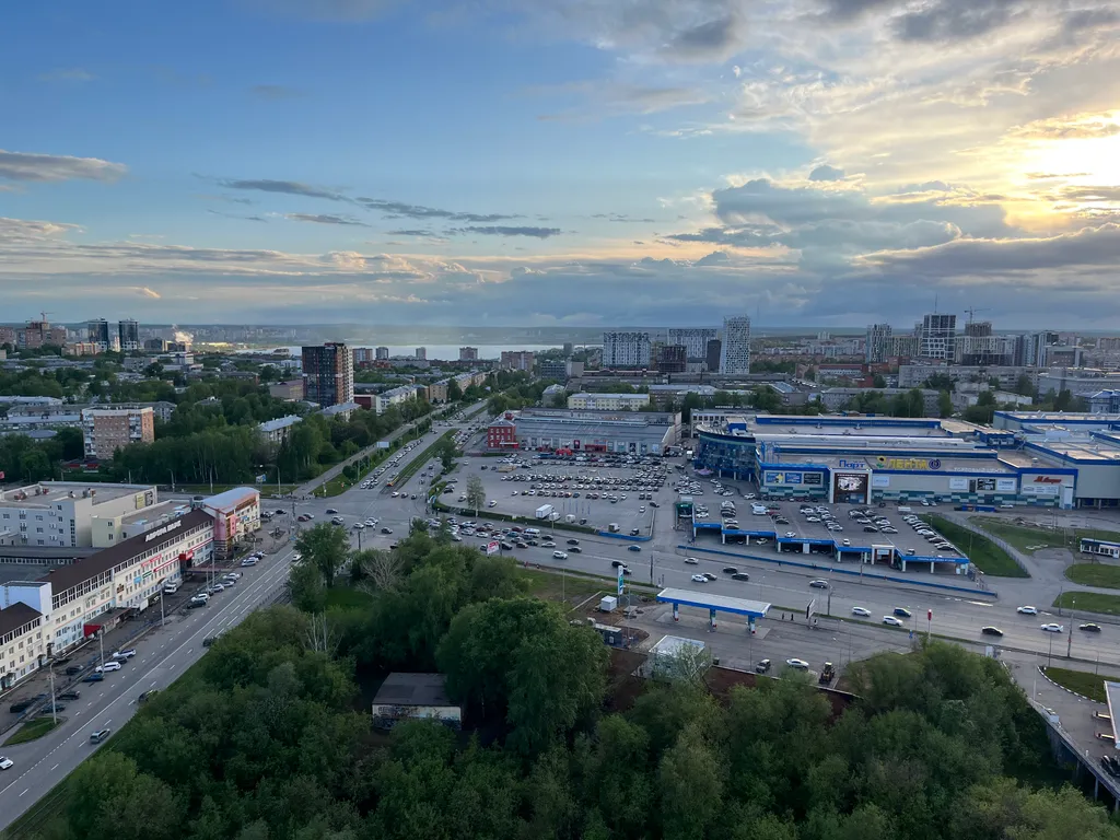 Квартира с видом на город