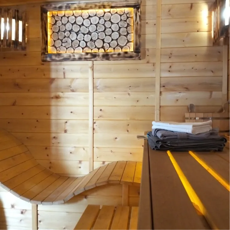 Уютный дом с баней и чаном