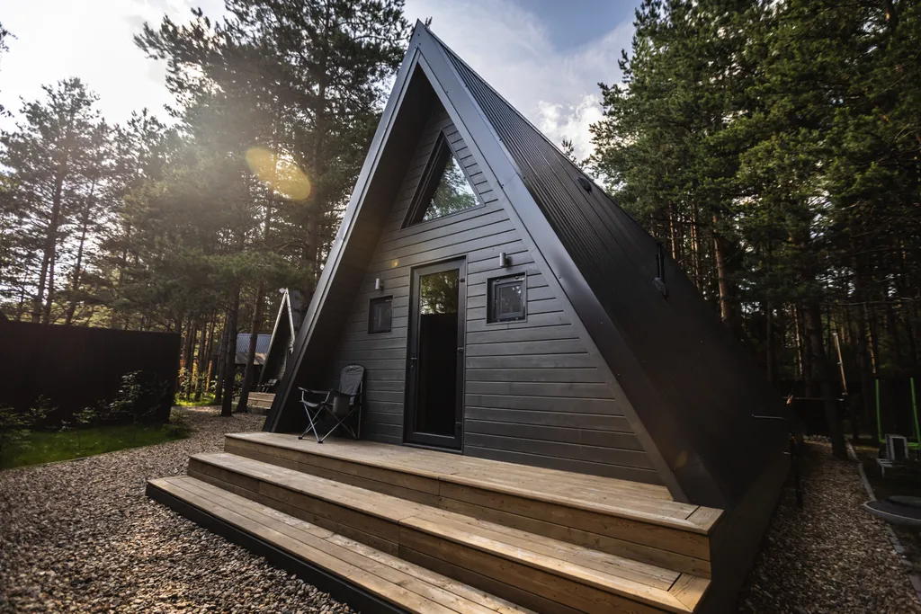 Коттедж Коттедж А-Фрейм грей — Павловский Посад