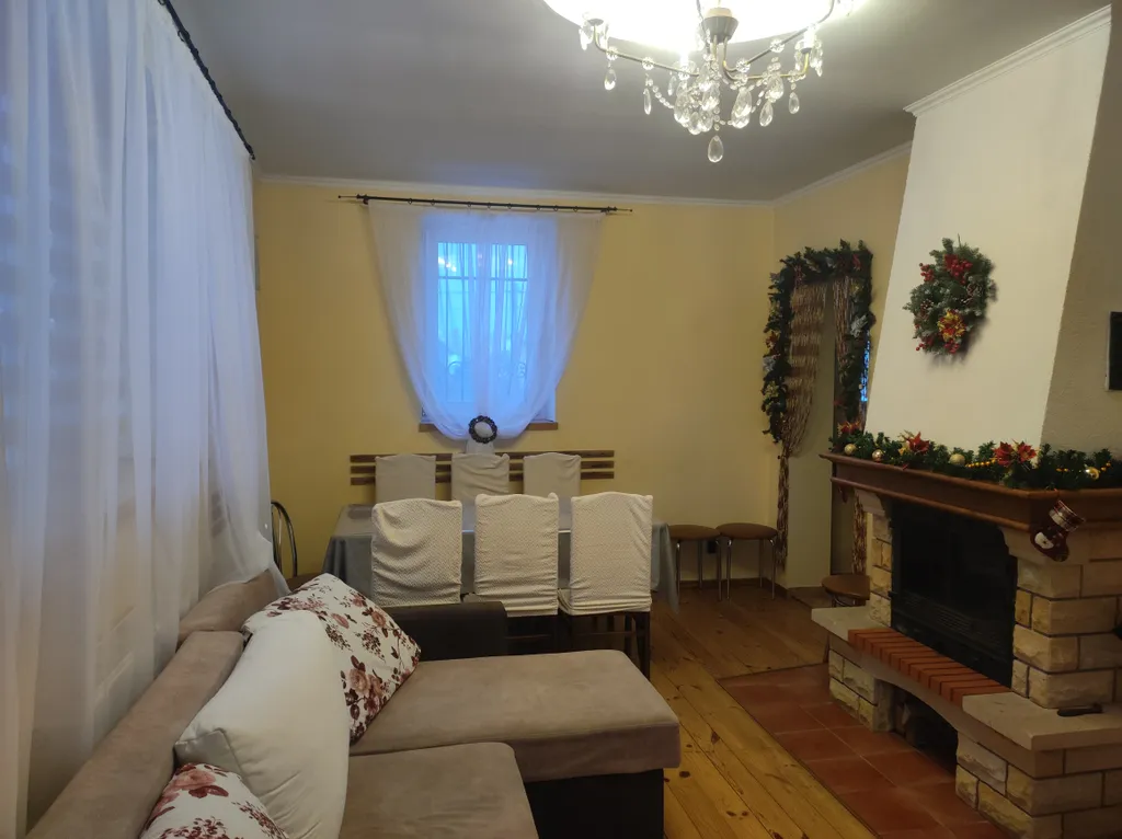 Уютный кирпичный коттедж с баней на дровах и велосипедами для прогулок