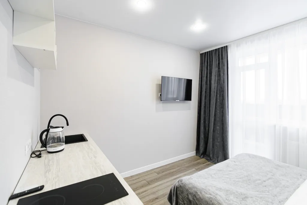 Студия Грейдж на 23 этаже в ЖК Аквамарин